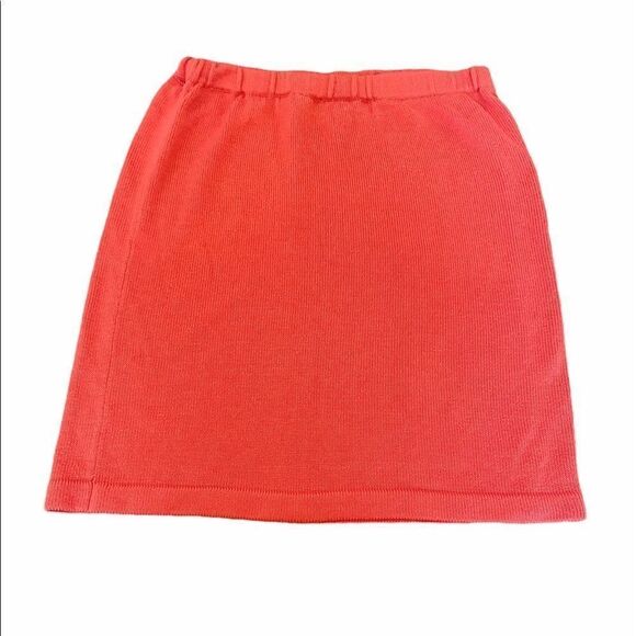 JACLYN SMITH Coral Knit Elastic Waist Skirt L - Picture 3 of 9